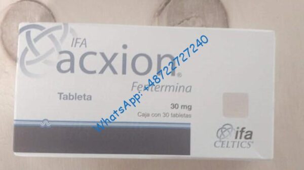 Buy Acxion Fentermina 30mg Online Name: Acxion Fentermina Generic Name: Fentermina Dosage: 30mg Packaging: 30 Tablets per pack