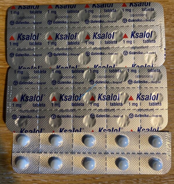 Buy Ksalol 1mg (Alprazolam) online